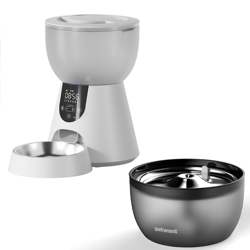 Button Version Feeder+3L Water Fountian Combo 